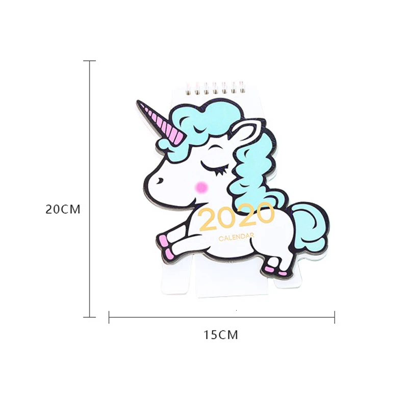 Kawaii, мультяшный настольный календарь, креативный, милый, мини,, настольный календарь, подарок, офисный, для программы, для школы, планировщик, стационарные принадлежности, 00023