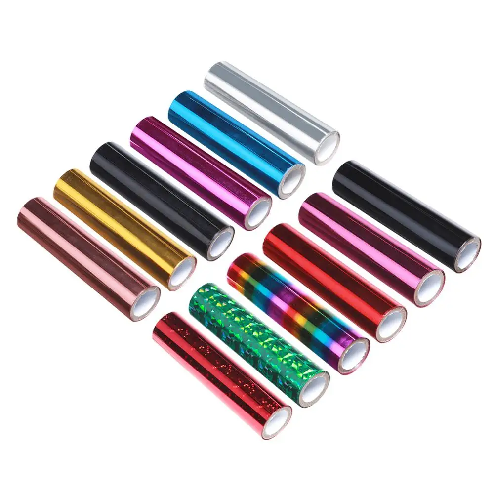 5 м горячее тиснение фольги бумага проблеск Фольга голографическая Тепло 1 рулон