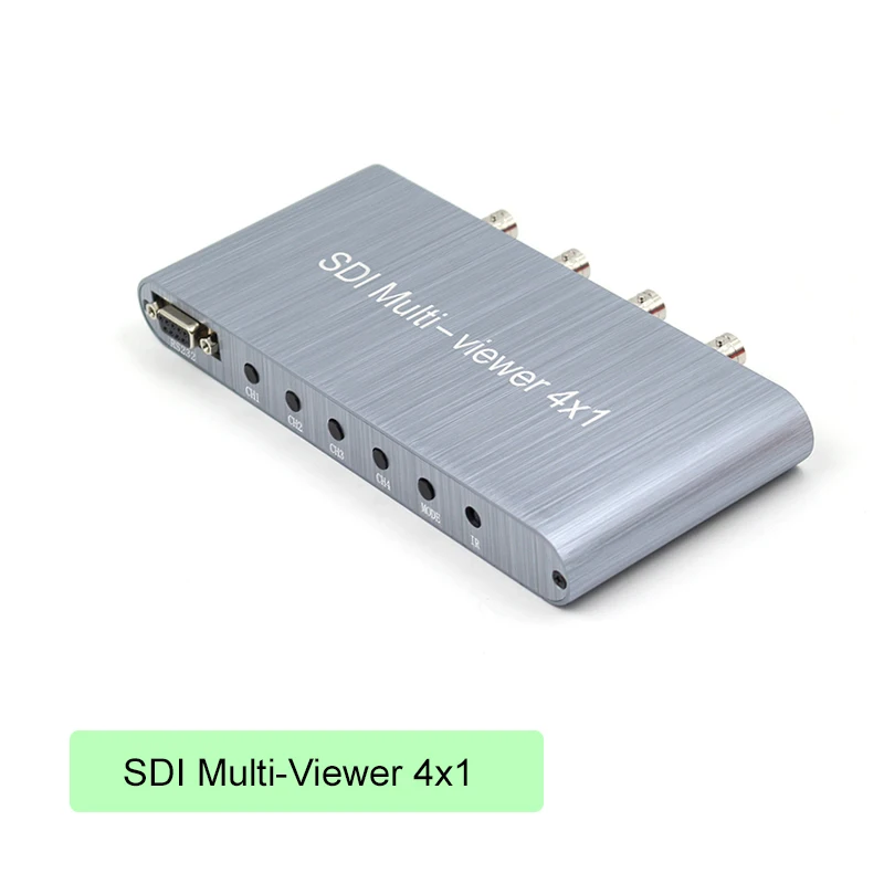 

SDI Switcher 4x1 4 SDI to 1 HDMI SDI Multi-Viewer 4x1 for PC/ Video Conference/TV/ Monitor for SDI to HDMI