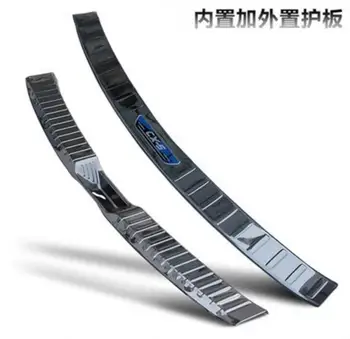 

Stainless steel rear bumper Trunk Sill Protection coating tread plate for Mazda CX-5 2017 2018 second generation