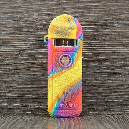 ranbow 20 шт. чехол с текстурой для Lost Vape Lyra Pod Vape Kit силиконовый чехол с защитным гелем - Цвет: ranbow