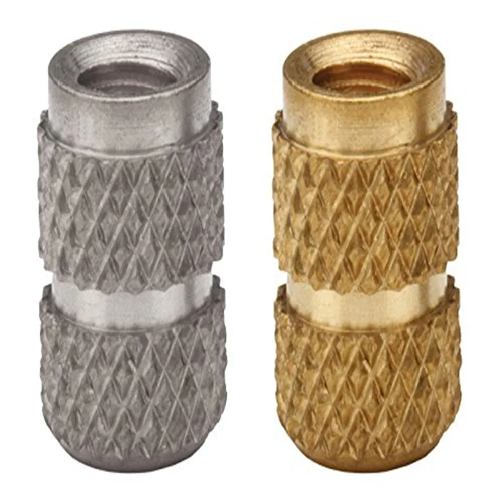 

IBC-M5 Brass Insert Nut Blind Molded-in Threaded Knukles Nuts Insertos Knurling Copper Rivet Rivnut Ecrou Inserti PCB Tuerca PEM