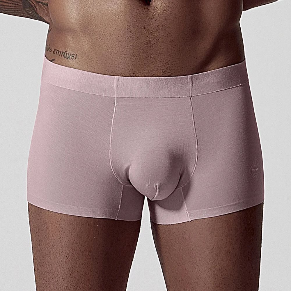 Удобное нижнее белье для мужчин ropa interior hombre, сексуальное нижнее белье, мужские боксеры, мужское нижнее белье, боксеры, шорты, мужские боксеры, сексуальные боксеры, шорты AD308 - Цвет: Розовый