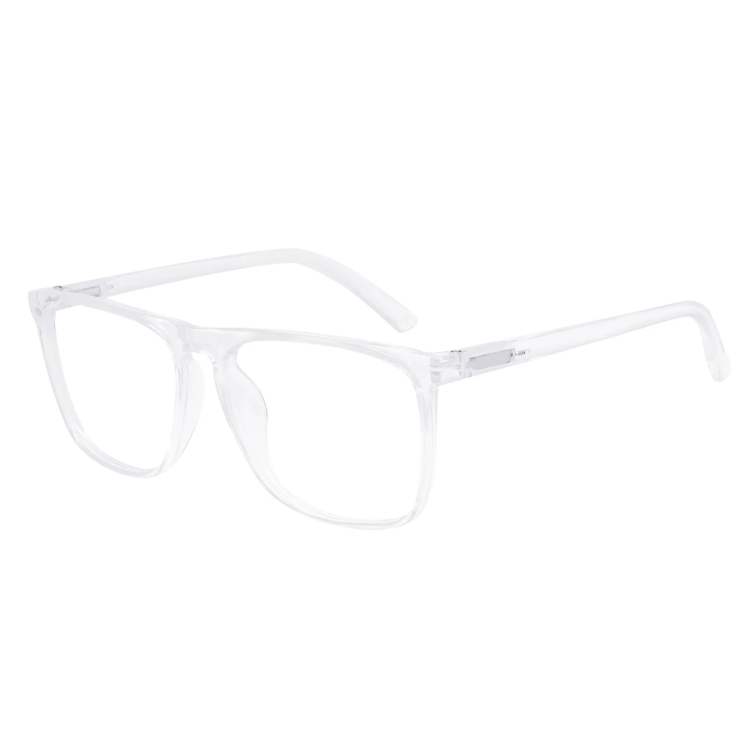 Men's Large Square Blue Light Blocking Reading Glasses - Anti-Glare Optical Computer Eyewear
