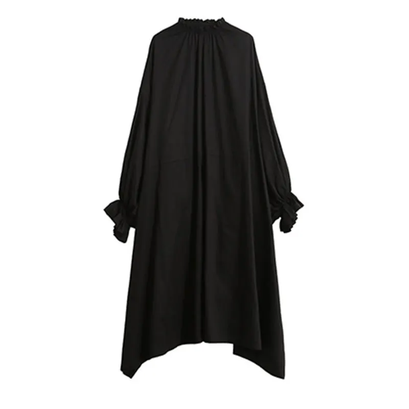 XITAO Vintage Draped Ruffles Casual Women 2020
