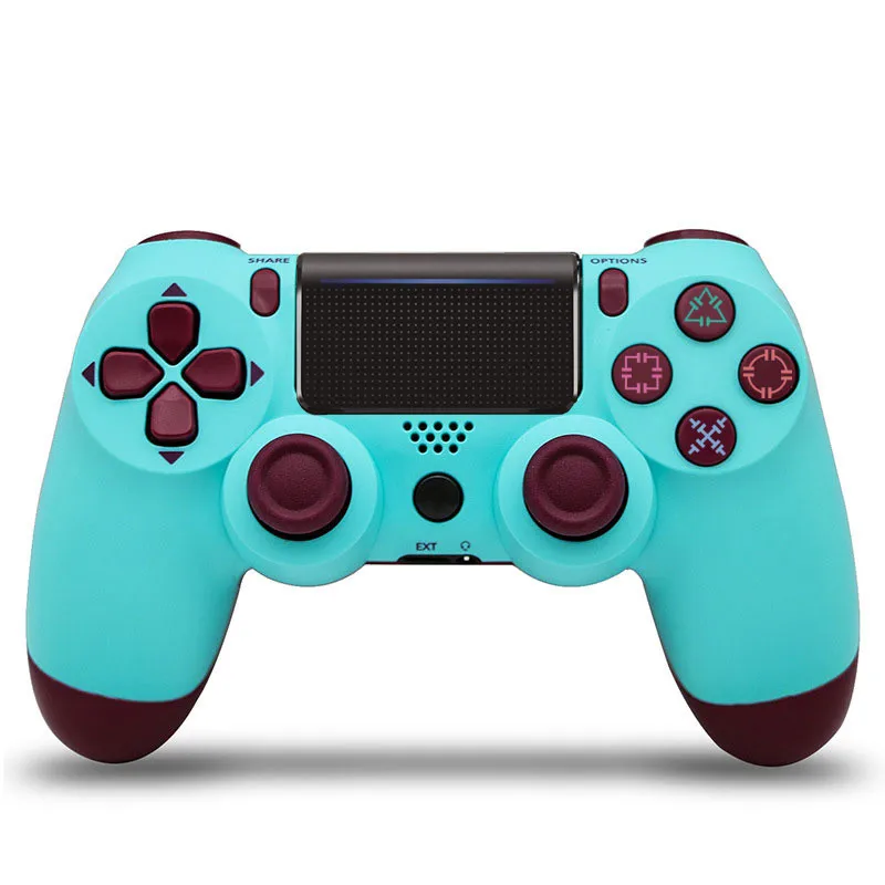 Проводный джойстик для PS4 с Bluetooth/USB четвёртого поколения, контроллер для Dualshock 4 для PS4, контроллер для playstation 4 - Цвет: Fruit blue