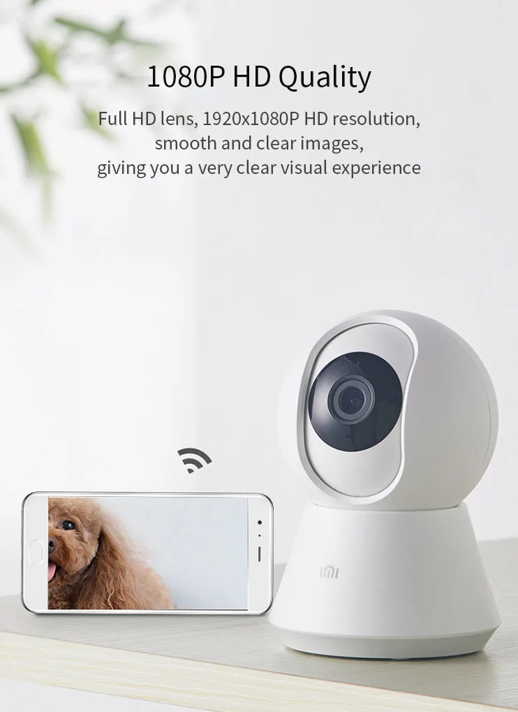 Mijia CMSXJ03C wifi Смарт 1080P PTZ панорама ip-камера домашняя беспроводная камера инфракрасное ночное видение детский спальный монитор