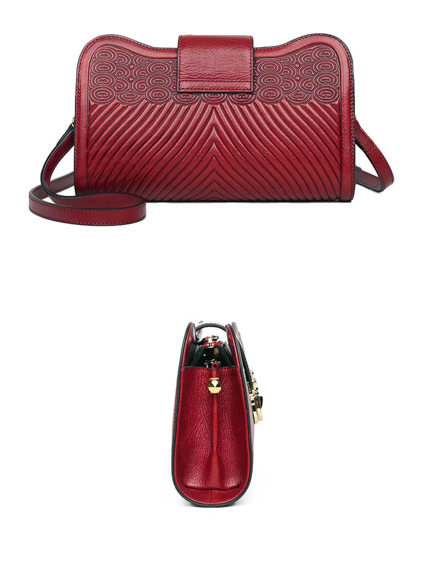 SUWERER luxury handbags women bags designer designer bags famous brand women bags new women Genuine Leather bag clutch bags