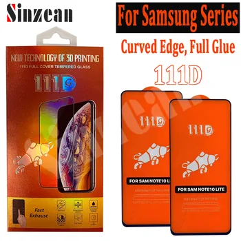 

50pcs For Samsung A750/A9 Pro 2019/A530/A730/A9 2018/S10E/J4/A2 Core/J7 Pro/A8S 111D Full Cover Tempered Glass screen protector