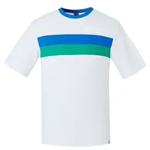 Одежда для бадминтона мужской/женский костюм 608 Топы с коротким рукавом тренировочная одежда для бадминтона быстросохнущая и дышащая