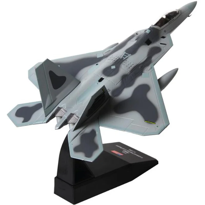 1/100 американская армия ВМС США F22 модель истребителя игрушки самолет произведение искусства для взрослых детей подарки для дома демонстрационная коллекция