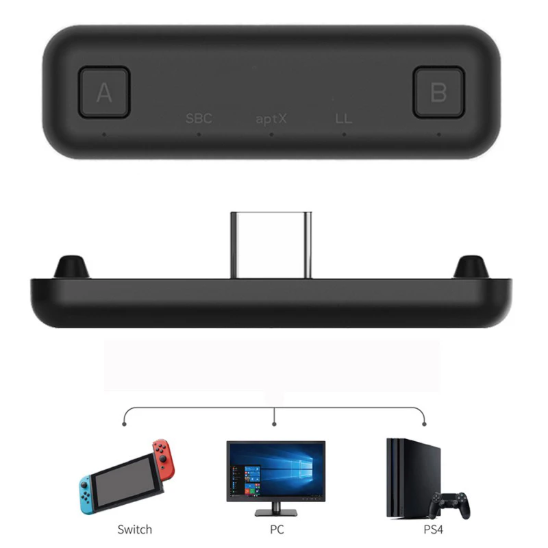 GuliKit type C NS07 Route Air беспроводной аудио адаптер Bluetooth передатчик для nintendo Switch Lite PS4 PC