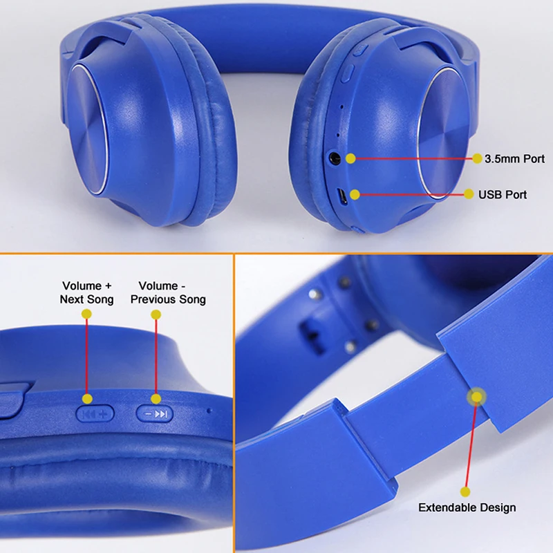 Беспроводная Bluetooth гарнитура 3700a шумоподавление спортивный телефон музыка складной управление сабвуфер стерео гарнитура