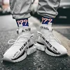 Fashion High Top Sock Sneakers Breathable Casual Men Shoes 2022 New Man Black and White Soft Lightweight Big Size Zapatos Hombre ► Photo 3/6