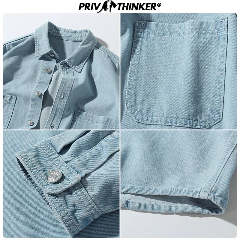 Privathinker женская верхняя одежда, Denmin пальто, Осенние карго куртки, женские Рабочие топы, уличная мода, Denmin куртки с карманами