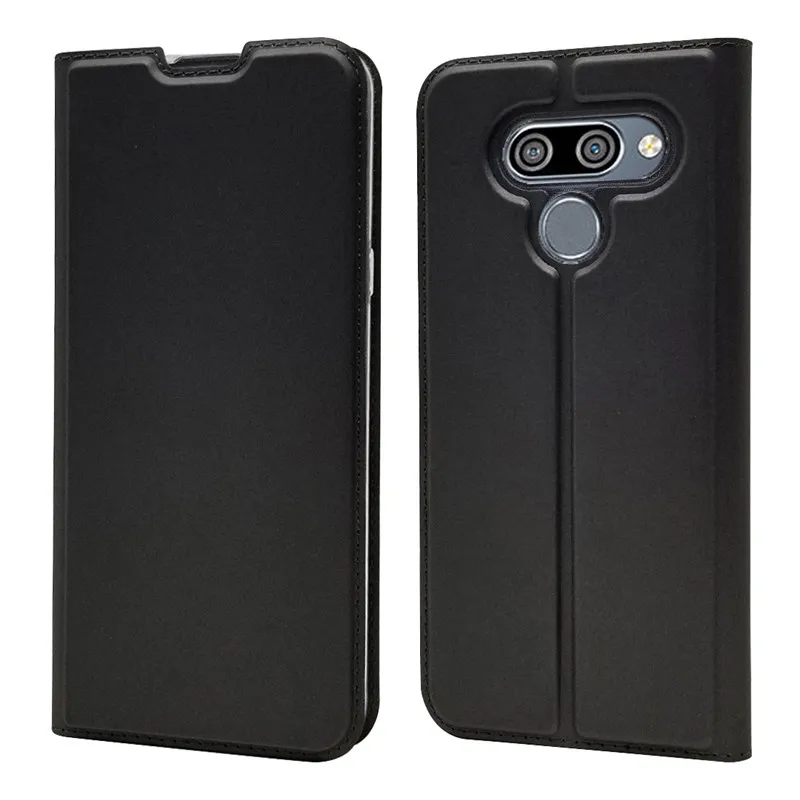 СПС LG G6 кожаный чехол для Funda LG G6 G8 G7 ThinQ V20 V30 V40 Q8 Q6 Plus K50 Магнитный Флип Бумажник телефонные чехлы для женщин и мужчин - Цвет: Серый