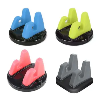 

Silicone Car Mobile Phone Holder 360 Degree Rotation Cars Navigation Bracket Desktop Multifunctional Phones Stand
