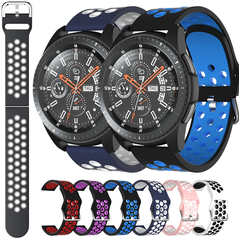 Cinturino In Silicone 22Mm Cinturino Per Samsung Galaxy Gear S3 Frontier Smartwatch Sostituzione Accessori Per Braccialetti Colorati