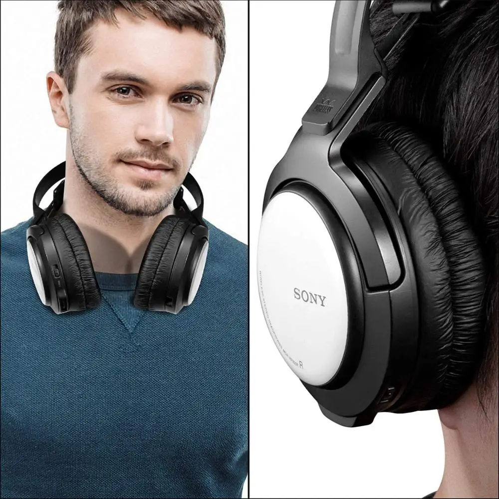 Replacement Earpads for Sony MDR RF970R 960R RF925R RF860F RF985R Headphones Ear Pads Cushion Headset Ear Cover with Memory Form