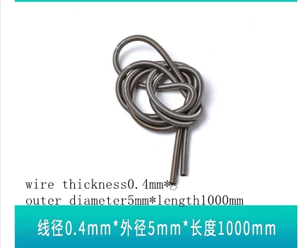 1pcs Spring wire thickness 0.4-0.6mm long 1000mm with hook spring flexible steel spring