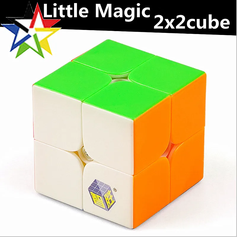 Yuxin 2x2x2 кубик маленький магический 2x2x2 Магический кубик yuxin 2x2x2 скоростной кубик Zhisheng 2x2 кубик-головоломка обучающая головоломка детские игрушки