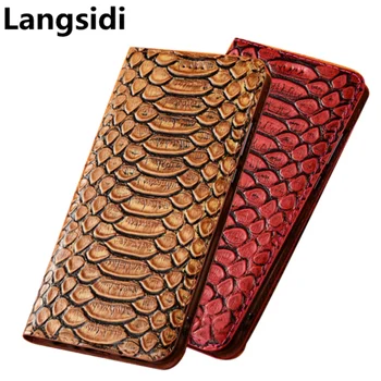 

Business Genuine Real Leather Magnetic Phone Case For Meizu Pro 7 Plus/Meizu Pro 7 Flip Leather Case Card Slot Holder Stand Capa