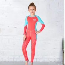

Kids Full Body WaterProof Diving WetSuit Quick-Dry Children Keep Warm One Piece UV Protection Swimwear Bathing Beach Rash Guard