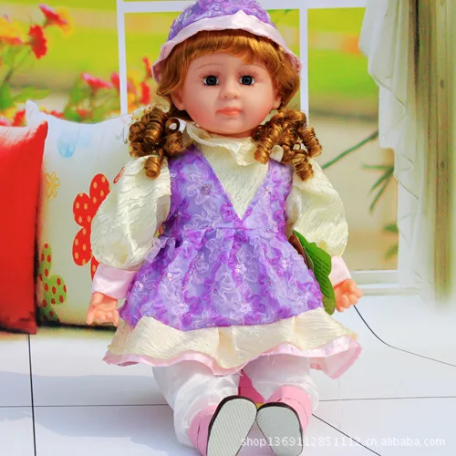 Интеллектуальная кукла говорящая ткань имитация голоса милая девочка детские