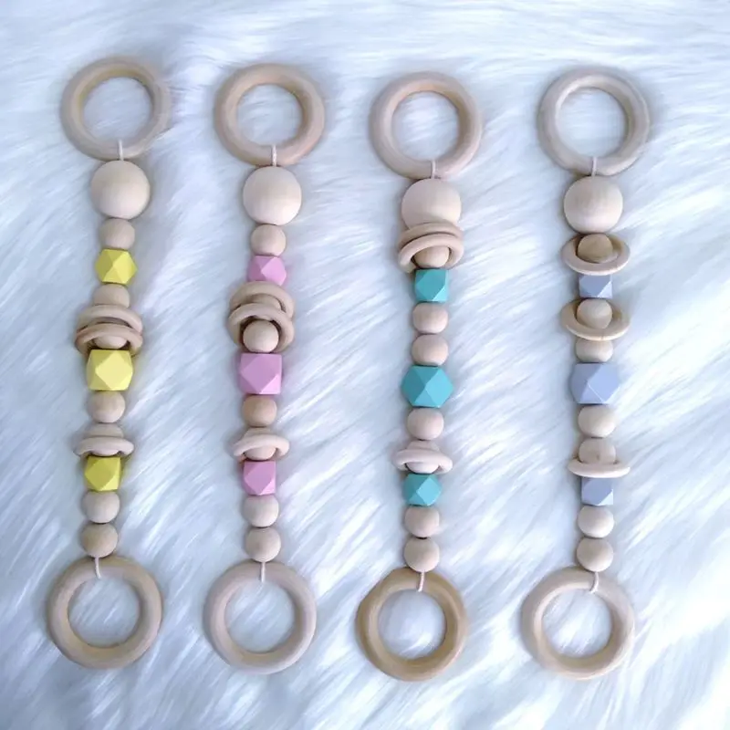 4 шт./компл. скандинавский деревянный тренировочный захват подвесная веревка для