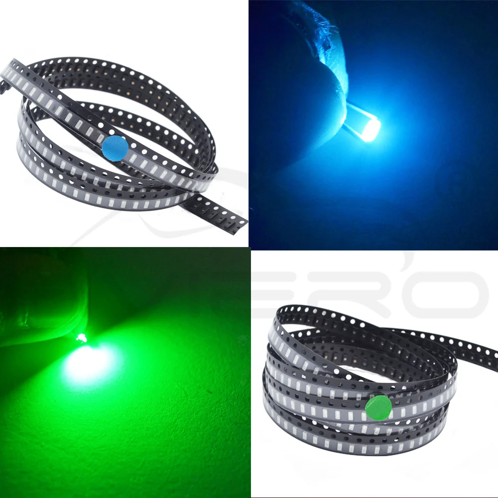 Hviero 3014 white Red Green Blue Yellow SMD SMT Beads 10-12LM lamp light 6000-6500K 1.8~3.4V 20MA LED Light beads emitting Diodes