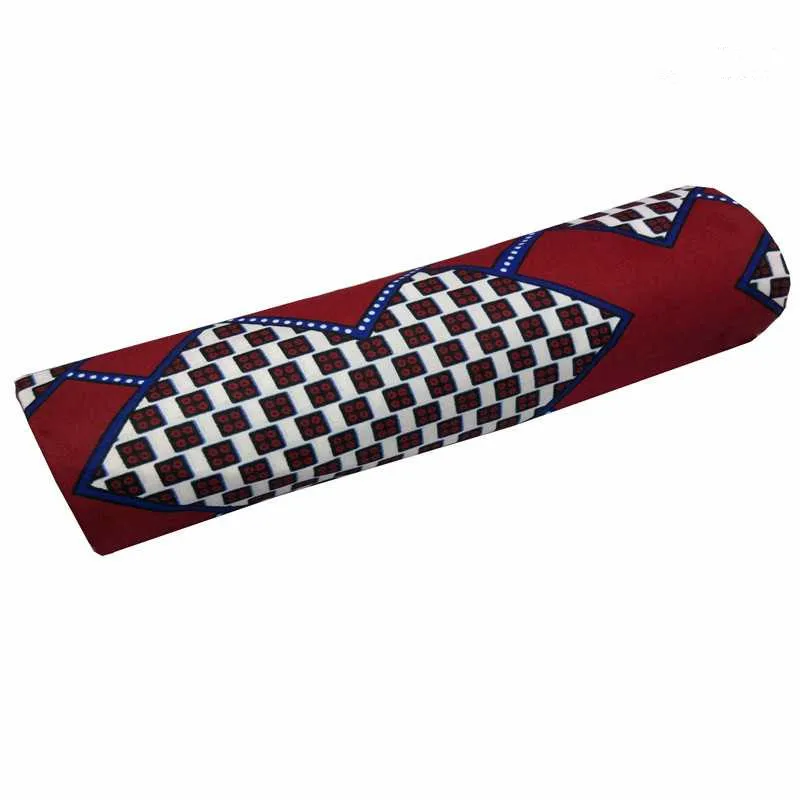Red African Printed Real Wax Cloth Fabric For Women Dress High quality Ankara Dutch Veritable Wax Fabric DIY Sewing