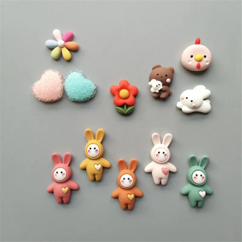 6~12pc Cute Cartoon Mini Fridge Magnet Food Rabbit Flower Refrigerator Magnetic Stickers Fridge Magnet Home Decor magnetic fridge magnets magnetic sticker magnetic fridge stickers refrigerator decor
