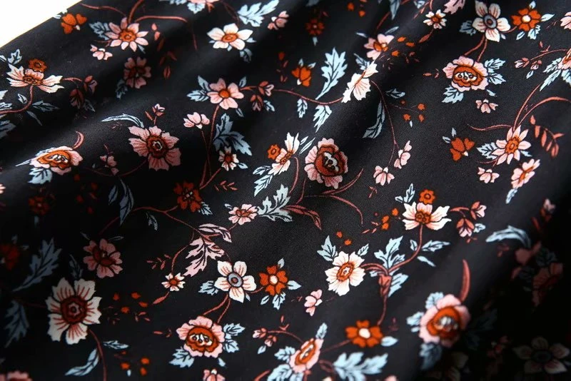 Boho Chic, женские топы, Ретро стиль, красный цветочный принт, кисточка, свободные блузки, для девушек, на шнуровке, Круглый ворот, длинный рукав, пляжные рубашки, Blusas Mujer