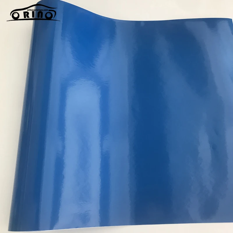 Dark Blue Gloss Vinyl Wrap Sticker-1