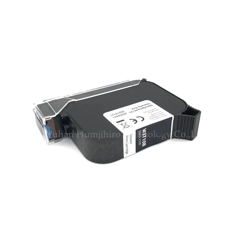Thermal Inkjet Printer Cartridge For HP 2590 W3T10B Eco Ink Cartridge Handheld Inkjet Printer Cartridge Solvent Black Quick-drying Ink