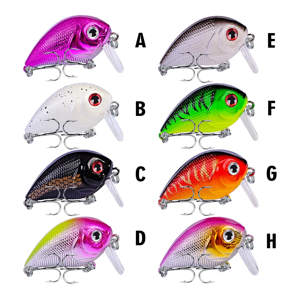 

Fishing Minnow Lure For River And The Sea 45mm 7.2g Wobler Na Ryby Popper Lures Fish Luya Bait Plastic Wobblers Top Water Lure