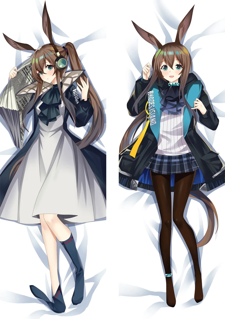 S10 Аниме Arknights Skyfire Dakimakura Чехол с персонажами Exusiai& Ifrit Bolster чехол Amiya Hugs чехол для подушки - Цвет: S10