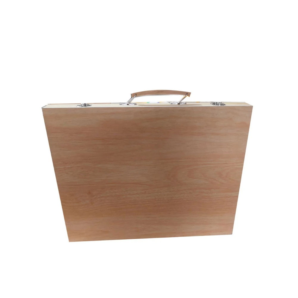 Online 108 Pcs Pinsel Malerei Set Holz Box Farbe Bleistifte Kunst Student Zeichnung Marker Tragbare Geburtstag Geschenk Kinder Kreide Büro