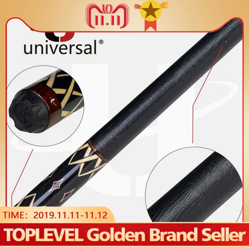 

New Arrival Universal Billiard Bat Series 042 Pool Cue Stick 12.75mm Tip Technology Professional Handmade China 2019