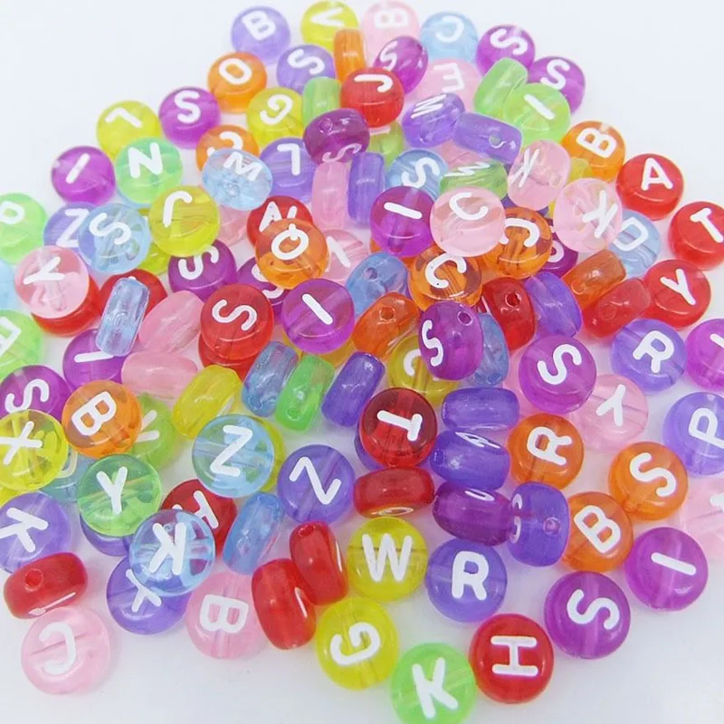 

100PCS DIY Beads Acrylic Spacer Beads Round Mixed For Needlework Women Children DIY Bracelet Necklace Findings Girls Gift