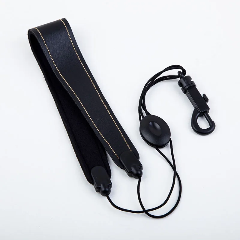 New Adjustable Leather+ Nylon Padded Saxophone Sax Neck Strap Belt with Hook Clasp for Alto / Soprano / Tenor Saxophone