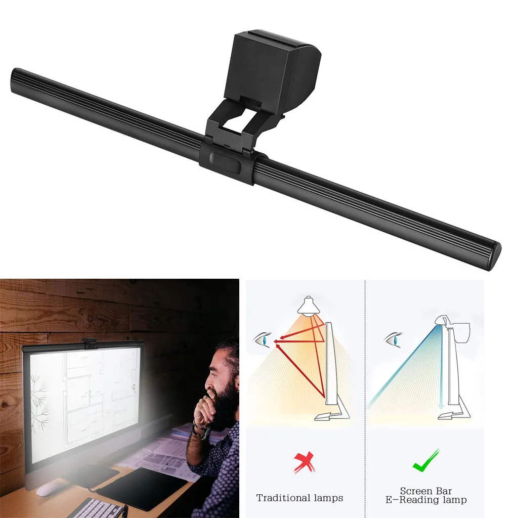 

E-Reading LED Task Lamp With Auto-Dimming And Hue Adjustment Features large illumination angle suitable for various sizes