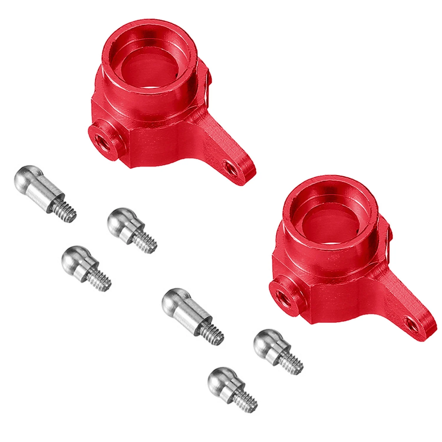 1x металлический полный набор для Wltoys 1/28 P929 Red & 2x RC Алюминиевые амортизаторы WLtoys K969