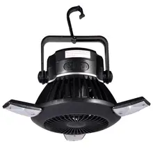

Solar Camping Fan With LED Lantern Portable Fan With Hook Portable Solar Fan Light Solar LED Light Solar Fan Energy Saving