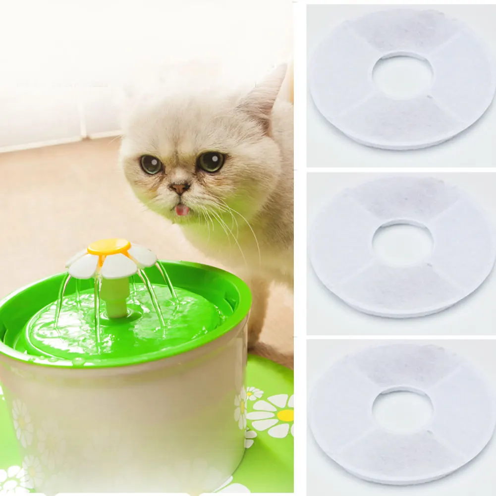 4 шт. для питьевой фильтр Pets, Сменный фильтр для дезодорирования, диспенсер для активированной воды, инструменты для очистки, хлопковый фильтр