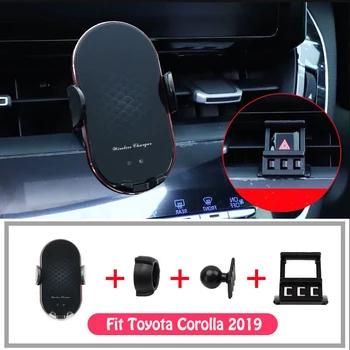 

For Toyota Corolla 2019 Gravity Car Phone Holder Air Vent Clip Mount Holder Stand Wireless Charger Smartphone Holder