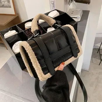 

2021 new autumn trend leather pu small lady shoulder bag designer fashion lady messenger bag luxury handbags and handbags black