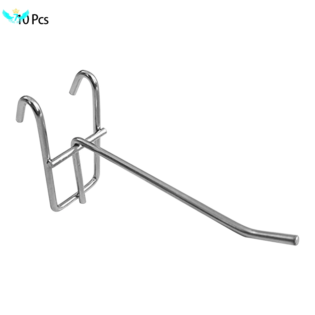 

Hardware Fitting Supermarket Wholesale Shelf Hook Accessories Mesh Grid Hook Jewelry Hole Board Plate Storage Hook