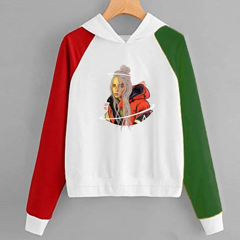 Billie Eilish, толстовка для мальчиков, куртка, пальто, комикс, мультфильм, американский рэпер, Billie Eilish, толстовка, для женщин, мужчин, хип-хоп, толстовки