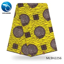 LIULANZHI Африканский Воск Анкара тиссу хлопок принты воск дизайн платье швейный печатный материал Анкара воск тиссу ML9H2256-71